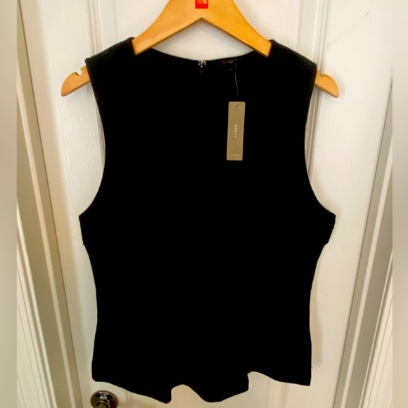 J CREW new with tags, black XL women’s top - Picture 1 of 8